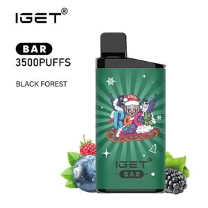 iGET BAR VAPE 3500 PUFF – BLACK FOREST