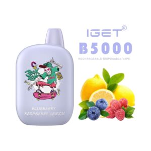 iGET B5000 VAPE 5000 PUFF – BLUEBERRY RASPBERRY LEMON